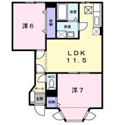 マジョリテAの間取り画像