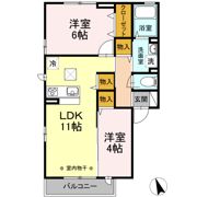 ジュ・マルティⅢの間取り画像