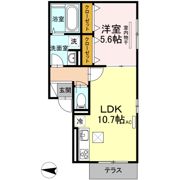 セシールカニハラの間取り画像