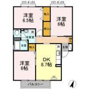 セジュール瀬戸 A棟の間取り画像