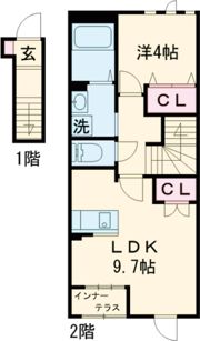 メゾン・ド・リヴィエールの間取り画像