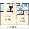アンジュ京都天神川の間取り画像