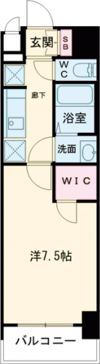 ディアレイシャス名古屋ステーションの間取り画像