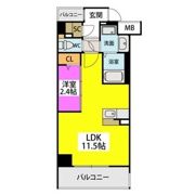 Nudgeone.香椎駅前の間取り画像