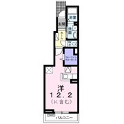 ラヴィータⅢの間取り画像