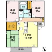 デュークコートの間取り画像