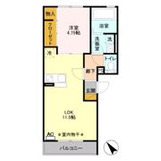 メゾンド・ソレーユHiguchiの間取り画像