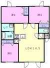 ルピナスの間取り画像