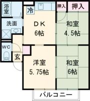 サングレースBの間取り画像
