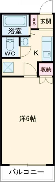 B・Bハイツの間取り画像