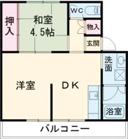 ユートピア長洲Ⅱの間取り画像