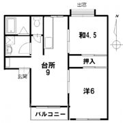 光ハイツの間取り画像