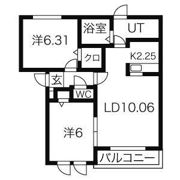 レジデンス琴似 A棟の間取り画像