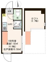 ハーモニーテラス高円寺南Ⅴの間取り画像