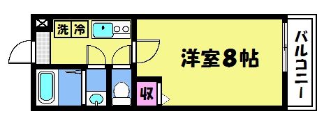 フラッティ丸太町御前の間取り画像