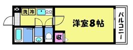 フラッティ丸太町御前の間取り画像