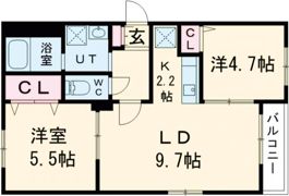 ガーデン南平岸の間取り画像