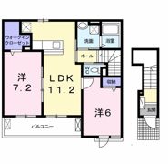 ヴァイオレットAの間取り画像