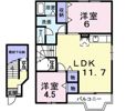 櫻花ハイツBの間取り画像
