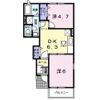 クレメントAの間取り画像