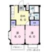 平の上ハイツⅠの間取り画像