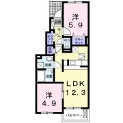 ミル アージュCの間取り画像