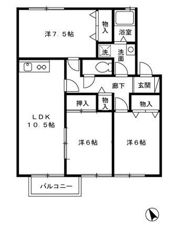 エスポワール Aの間取り画像