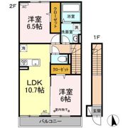 D-ROOM玉幡の間取り画像