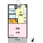 TOWNY AKEBONO Bの間取り画像