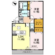 Avant Rivie're (ｱｳﾞｧﾝﾃ ﾘｳﾞｨｴｰﾙ)の間取り画像