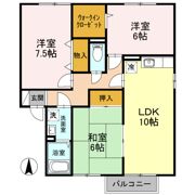 ウィンディビレッジ A棟の間取り画像