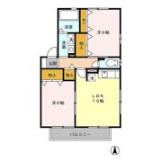 サンフレア B棟の間取り画像