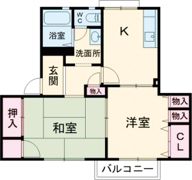 シャーメゾン篠尾の間取り画像