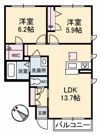 プリムラ 壱番館の間取り画像