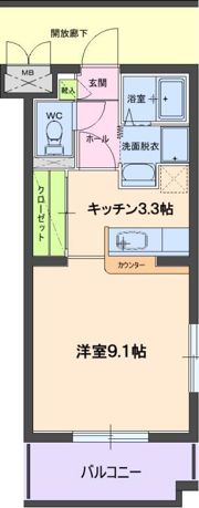 ヴァンベール46の間取り画像