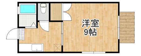 エクセル A棟の間取り画像