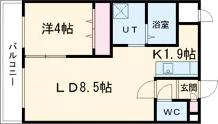 SENNA澄川(セナスミカワ)の間取り画像