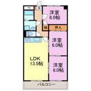 半田第3ロイヤルマンションの間取り画像
