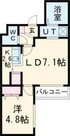 EXCEL平岸の間取り画像