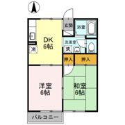 ウエストシティ Ⅰの間取り画像