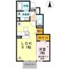 ブルーシエル Bの間取り画像