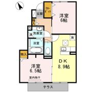 グレイス鶴が沢 A棟の間取り画像