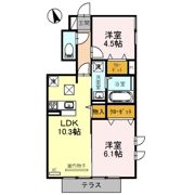 エソラ ソレーユ田寺東の間取り画像