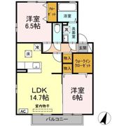 フレンドリースクエア桜 B棟の間取り画像