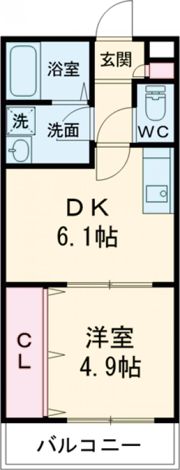 TKアンバーコート浜寺Ⅱの間取り画像