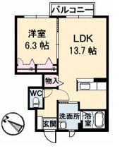 ブランドール OHNOの間取り画像