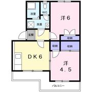 ヴィラ・アンソレイエ香川町の間取り画像
