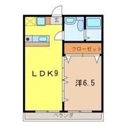 オリーブステージB棟の間取り画像