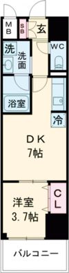 レオンコンフォート神戸駅前の間取り画像