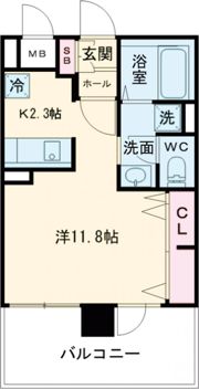 アドバンス神戸湊町の間取り画像